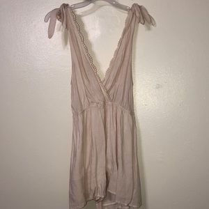 LA hearts Pacsun Romper Nude Lace